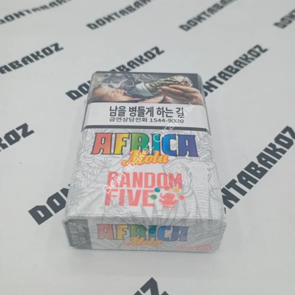 Сигареты Африка (Africa) Mota Random Live Duty Free Корея Оптом 