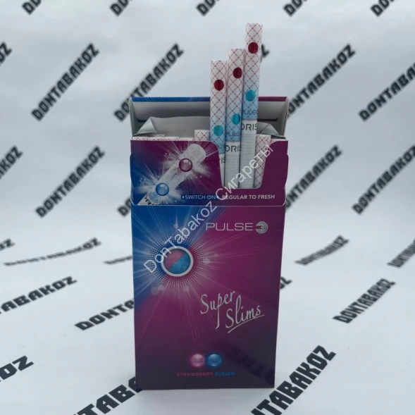 Сигареты Oris (Орис) Pulse Strawberry Fusion Super slims Тамань Микс 