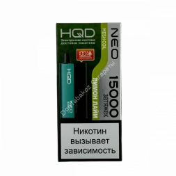 Электронная сигарета HQD NEO 15000 (Лимон лайм) оптом       