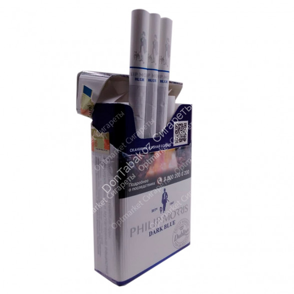 Сигареты PHILIP MORRIS Dark Blue оптом 