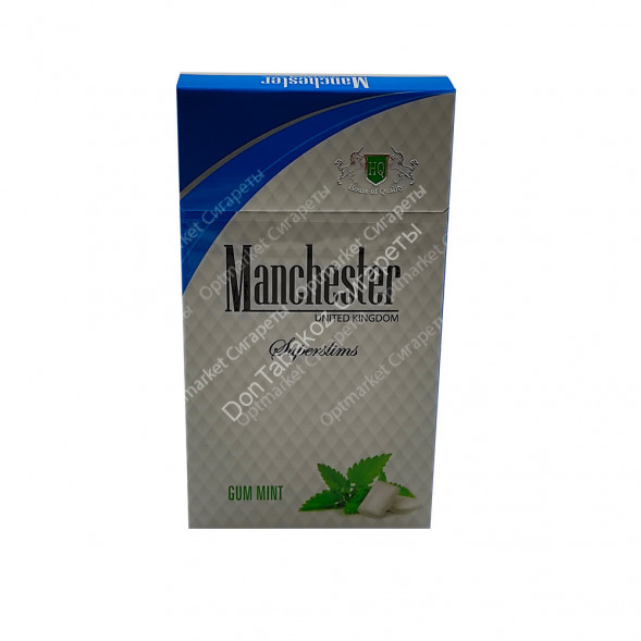 Сигареты Manchester (Манчестер) Gum Mint Superslims оптом 