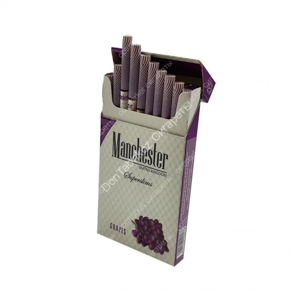 Сигареты Manchester (Манчестер) Grapes Superslims оптом 