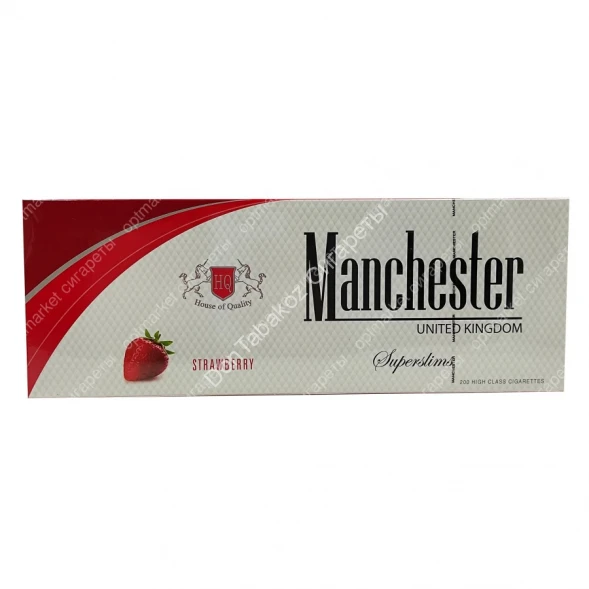 Сигареты Manchester (Манчестер) Strawberry Superslims оптом 