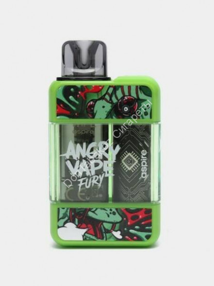 Под система Brusko Angry Vape Fury 650 mAh зеленый оптом 