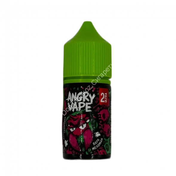 Жидкость для вейпа Angry Vape Малиновая Газировка 30 мл. оптом         