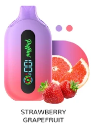 Электронная сигарета Puffmi Pure клубника грейпфрут 12000 затяжек 20мг (2%) оптом  