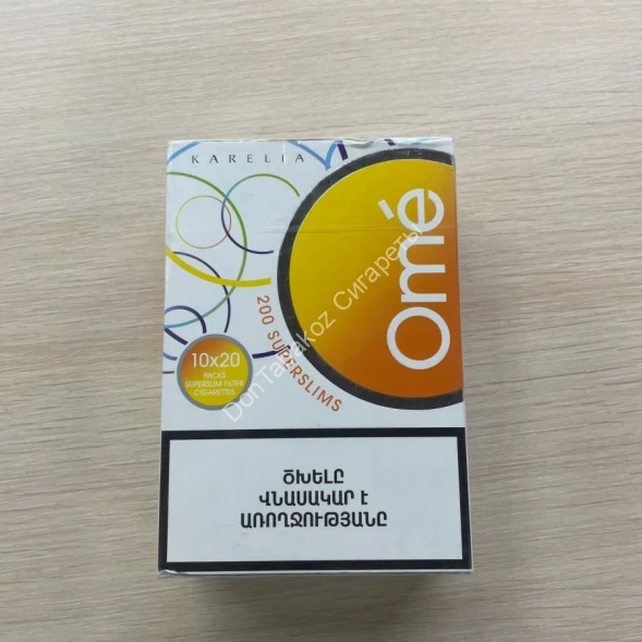 Сигареты Ome Orange Superslims 100mm KARELIA Микс 