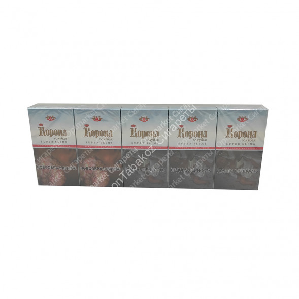 Корона Super Slims голубая оптом 
